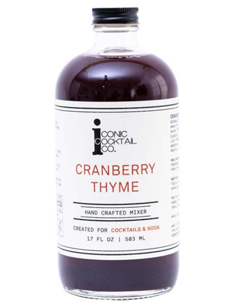Iconic Cranberry Thyme Mixer